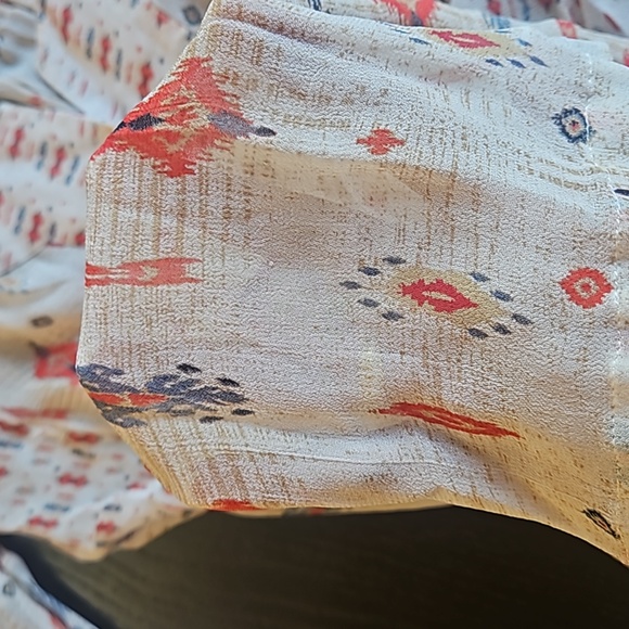 Lucky Brand Boho Aztec Blouse - Picture 4 of 5